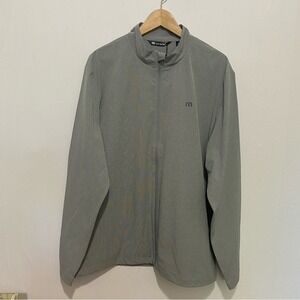Travis Mathew Prestige 777 XL Full Zip Jacket Gray Lightweight‎ Golf Layer NWT